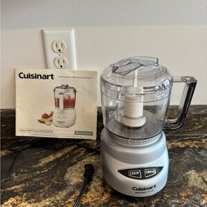New- Cuisinart 3-Cup Plastic Mini Food Chopper
 - Compact Kitchen Prep